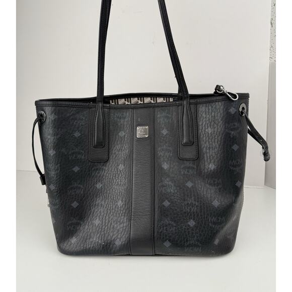 MCM Bag Visetos Small Liz Reversible Shopper Tote Bag - Picture 1 of 7